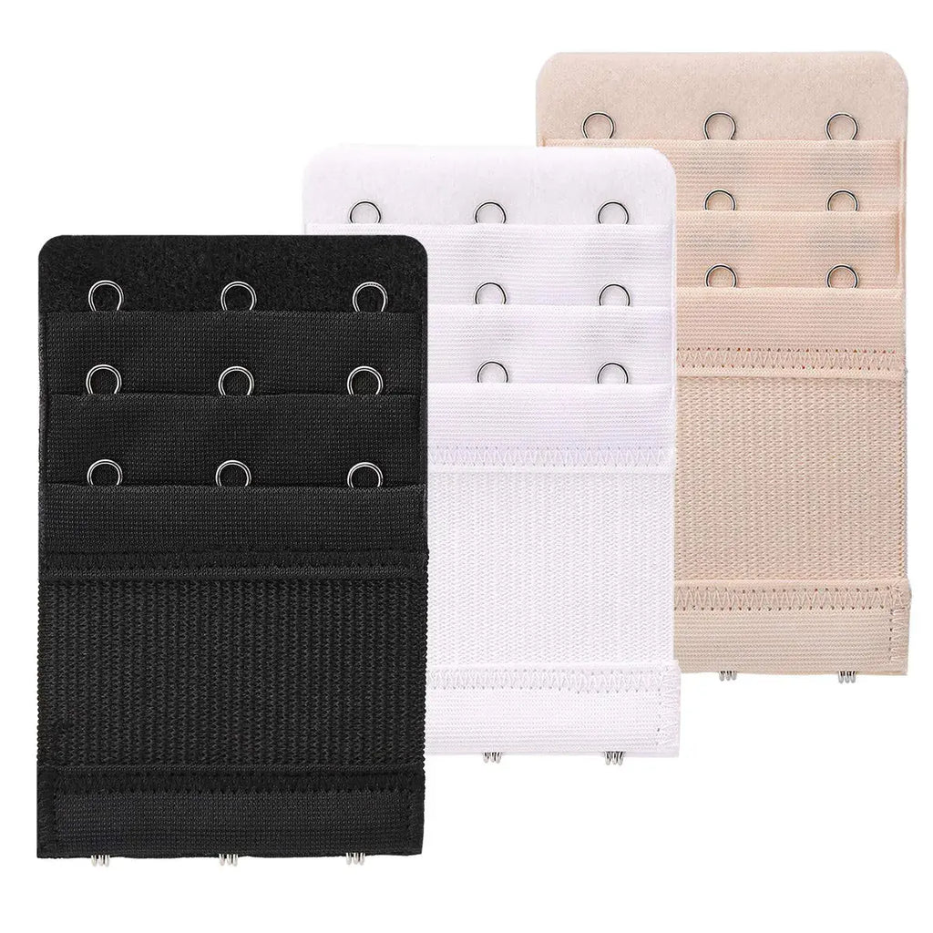 Iminoo 6 Pcs Women's Bra Extenders - 2 Hooks / 3 Hooks Bra Extension