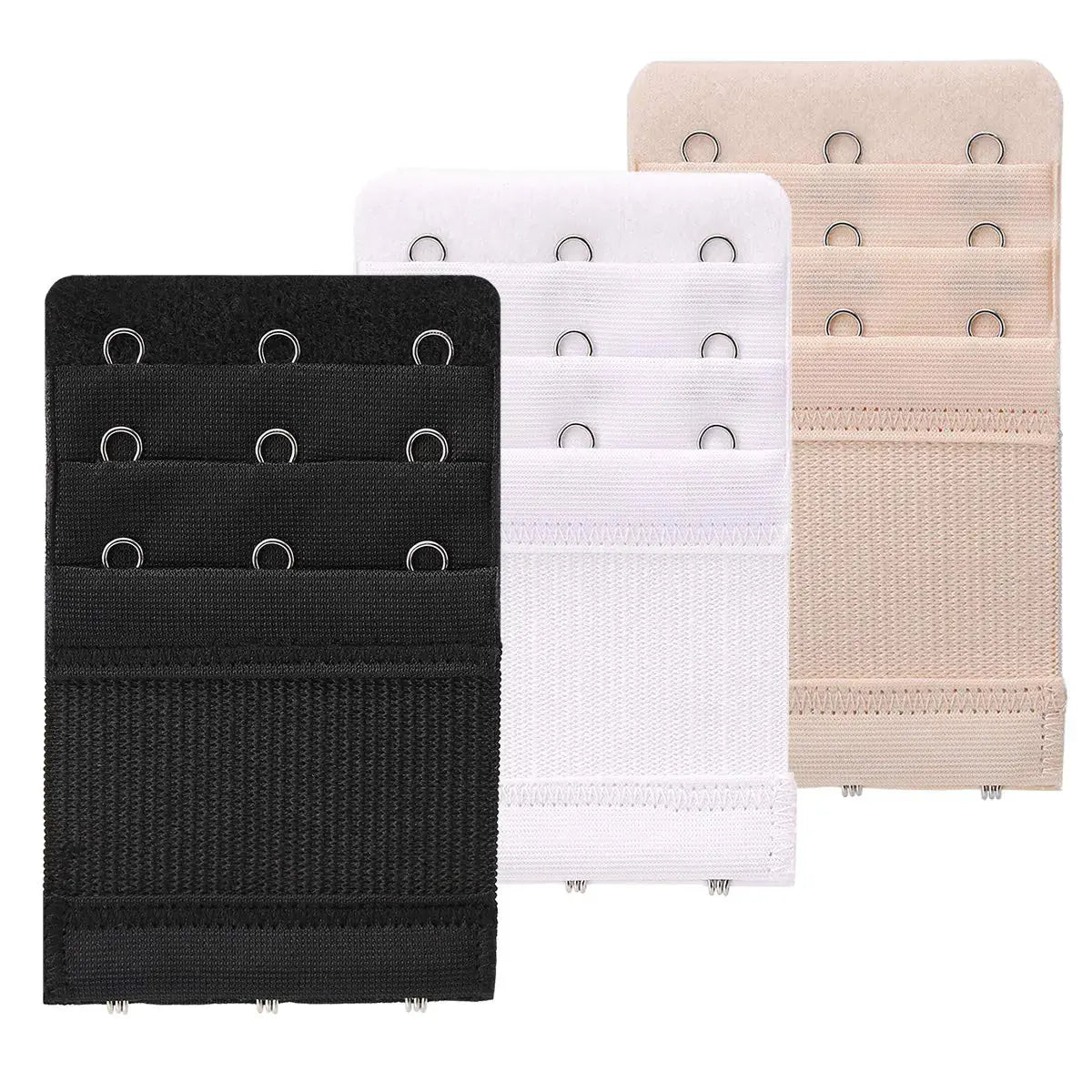 Iminoo 6 Pcs Women's Bra Extenders - 2 Hooks / 3 Hooks Bra Extension