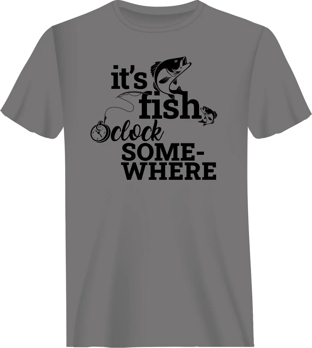 Its Fishing o'Clock T-Shirt for Men