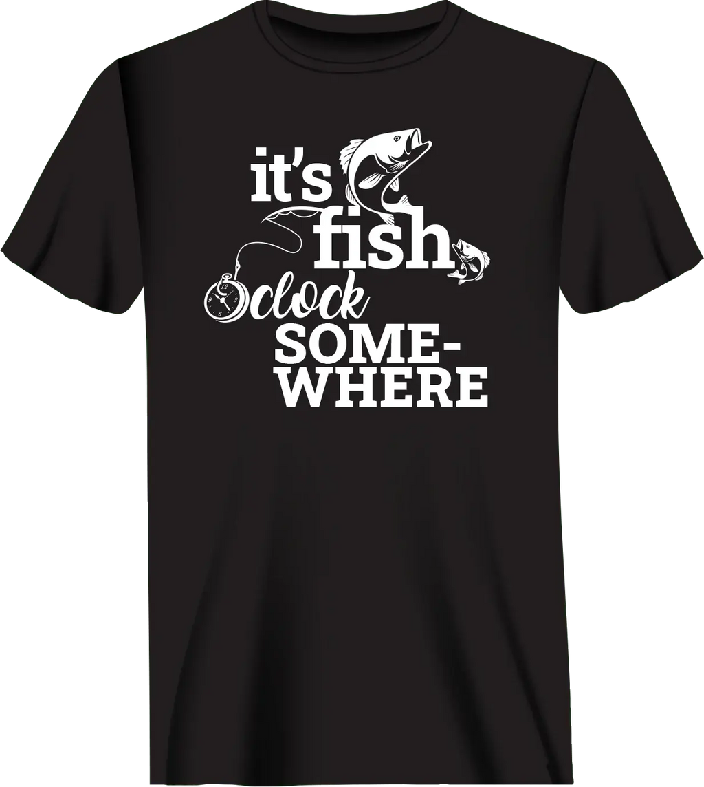 Its Fishing o'Clock T-Shirt for Men