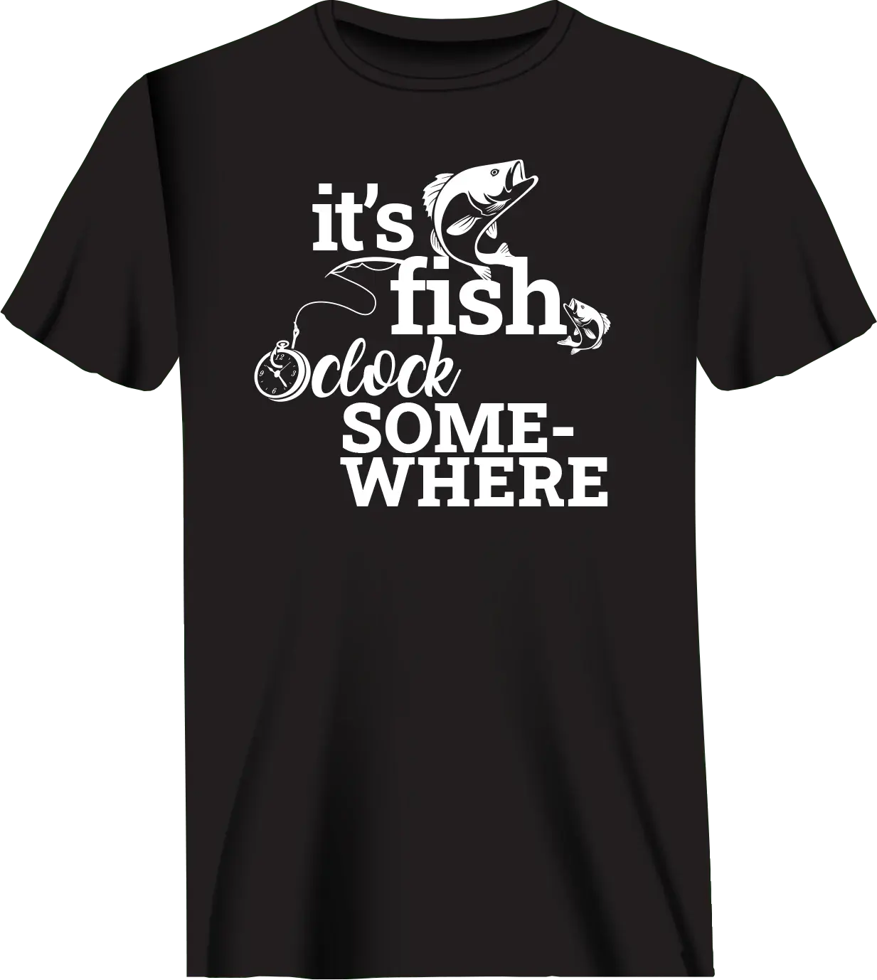 Its Fishing o'Clock T-Shirt for Men