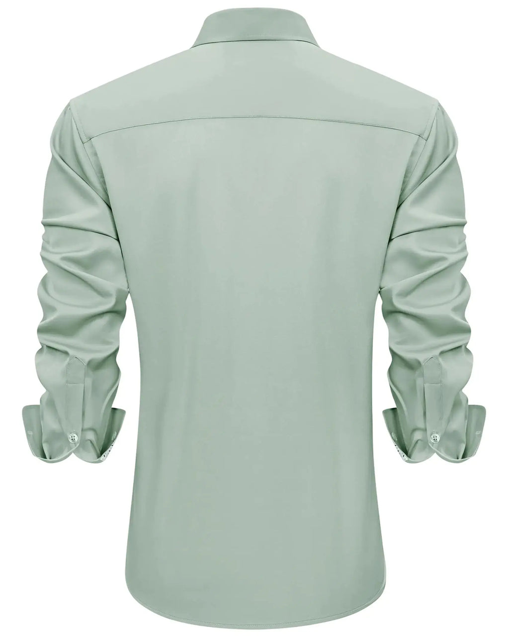 J.VER Men's Casual Long Sleeve Stretch Dress Shirt | Wrinkle-Free Regular Fit Button Down Shirt