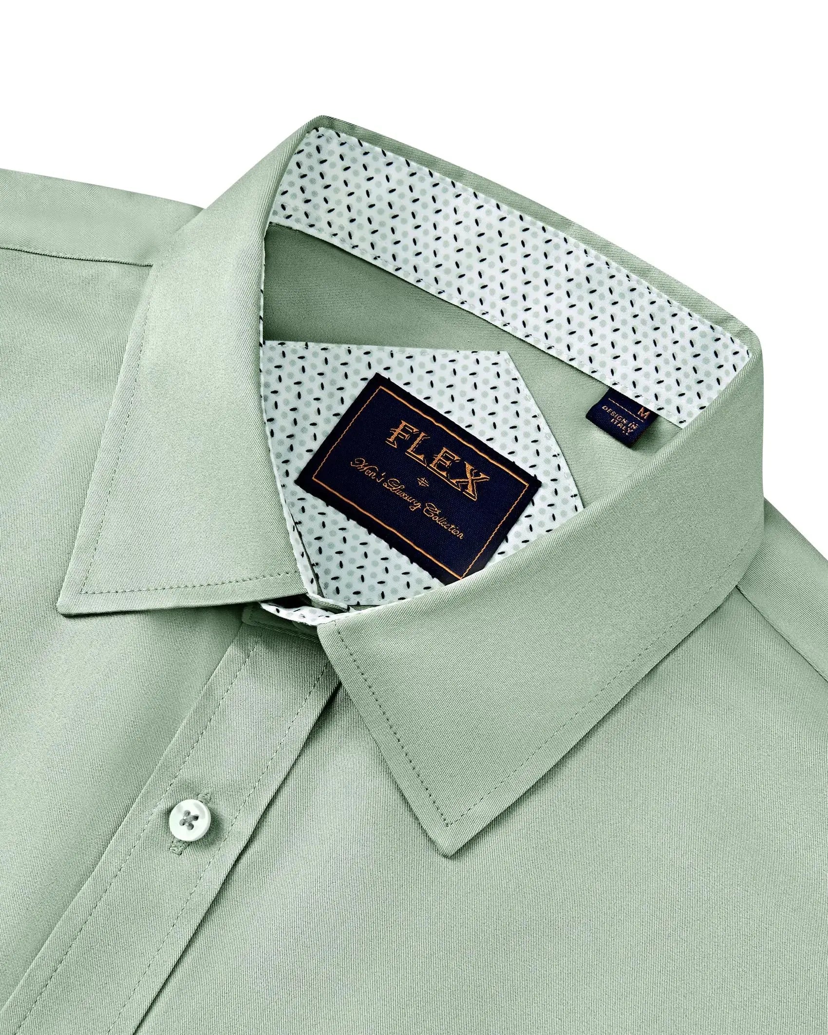 J.VER Men's Casual Long Sleeve Stretch Dress Shirt | Wrinkle-Free Regular Fit Button Down Shirt