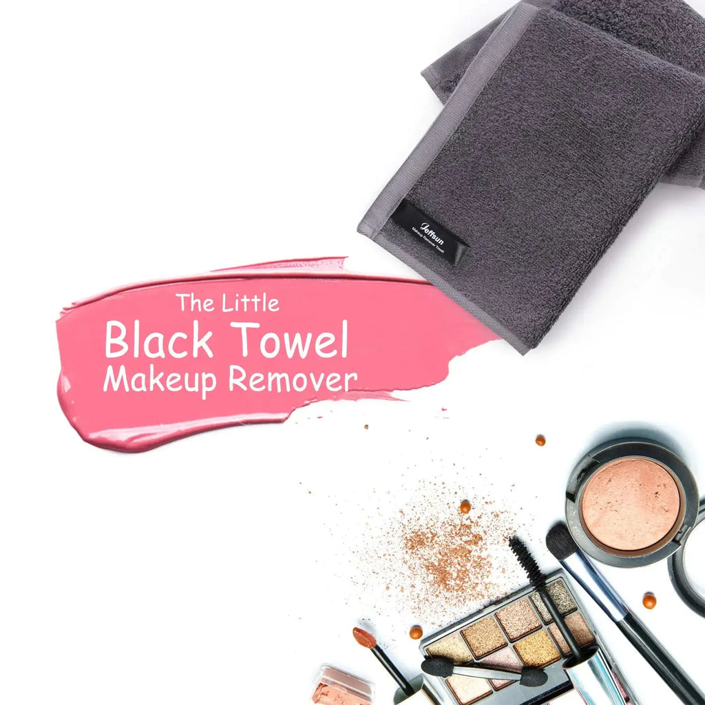 JEFFSUN Wash Cloths 12 Pack | Super Soft and Skin Friendly Face Towel for Sensitive Skin | Reusable Makeup Remover Cloth