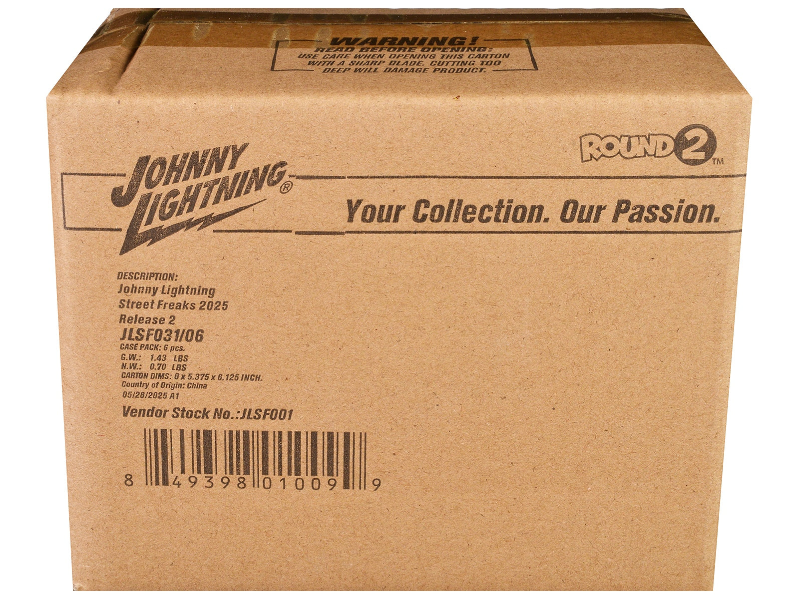 "Street Freaks" 2025 Release 2 of 6 Cars 1/64 Diecast Model Cars by Johnny Lightning