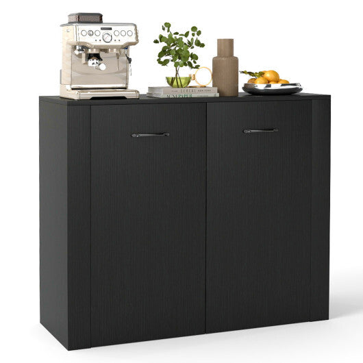 38" Buffet Modern Sideboard Cabinet with Storage-Natural