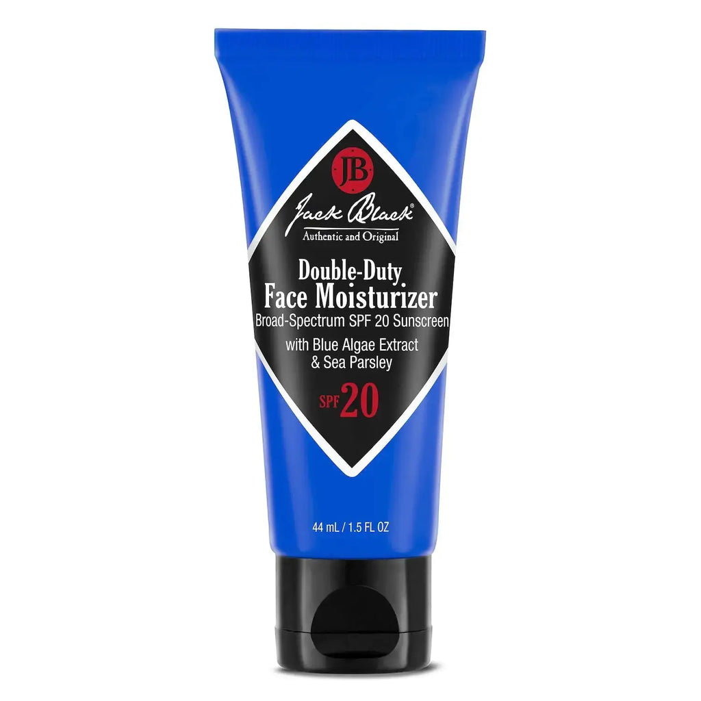 Jack Black Double-Duty Face Moisturizer – SPF 20 for Men, Long-Lasting Hydration & Sun Protection