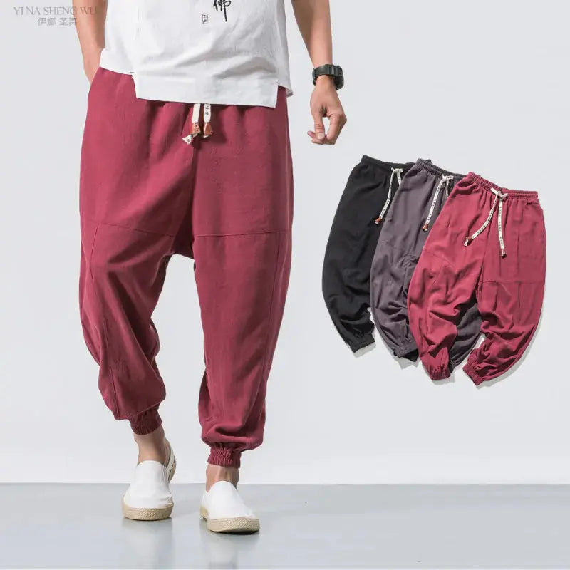 Japanese Asian Style Trousers – Comfort Meets Style