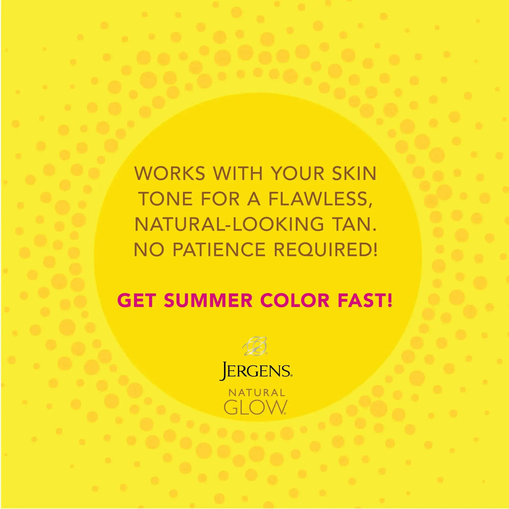 Jergens Natural Glow Instant Self Tanner Mousse, Sunless Tanning Light Bronze Tan