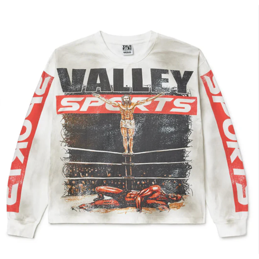 Vale Forever "Jesus Hardy" White L/S Tee