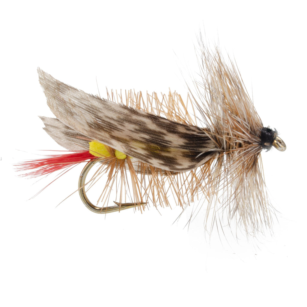 Joe's Hopper Yellow Foam Body Grasshopper Fly - 1 Dozen Flies Hook Size 8
