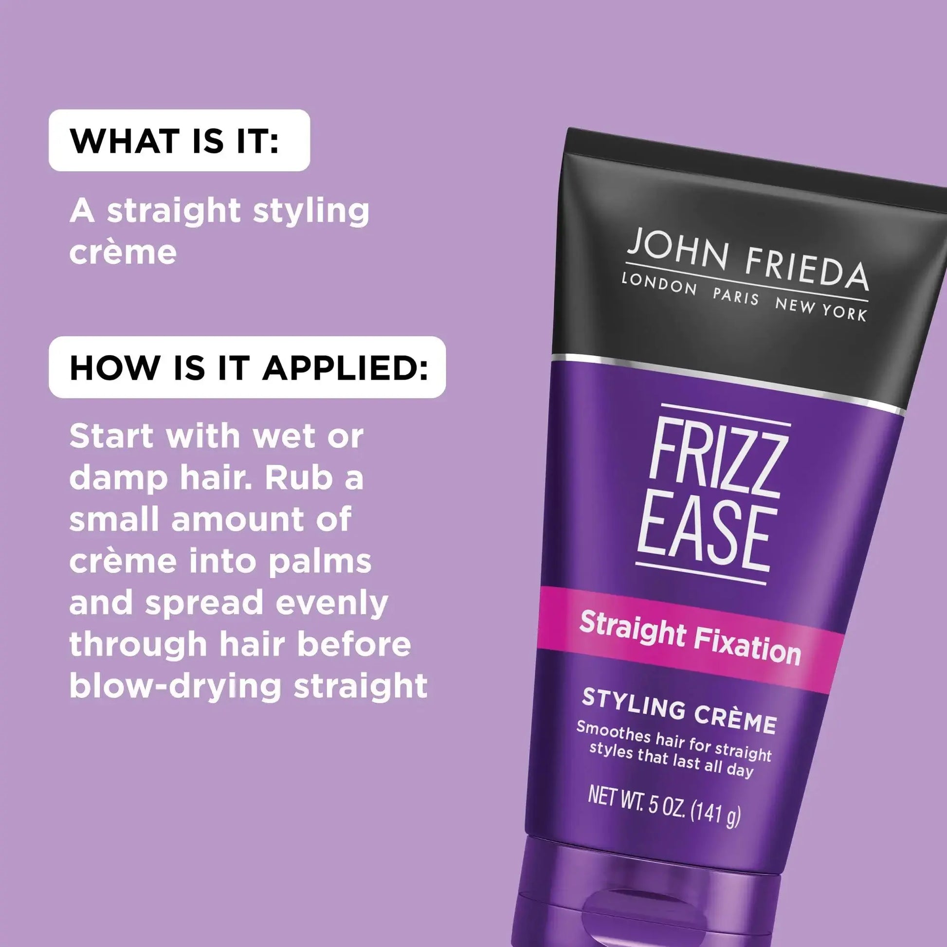 John Frieda Frizz-Ease Straight Fixation - Styling Creme