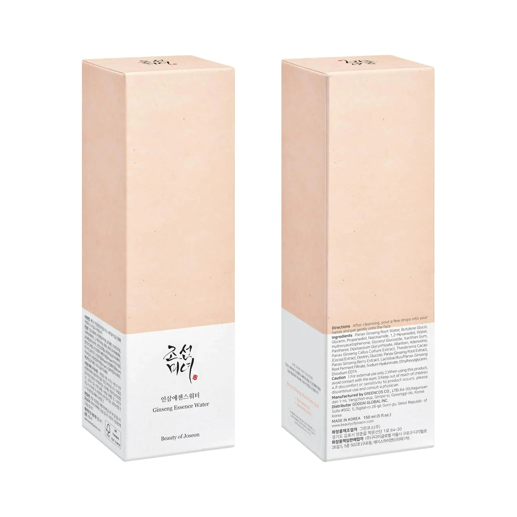 Joseon Ginseng Essence Water Hydrating Face Tone | Korean Moisturizing Skin Care for Men and Women