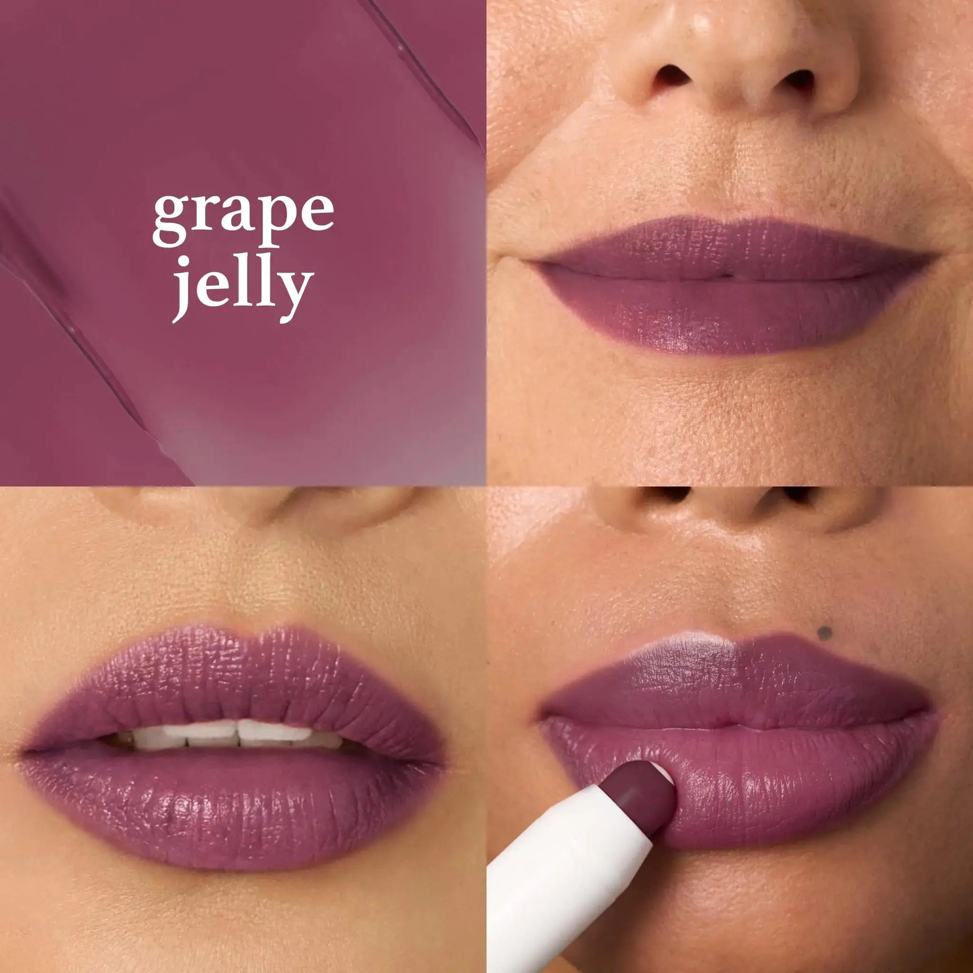 Julep It's Balm Tinted Lip Balm + Buildable Lip Color | Grape Jelly- Natural Gloss Finish & Hydrating Vitamin E Core