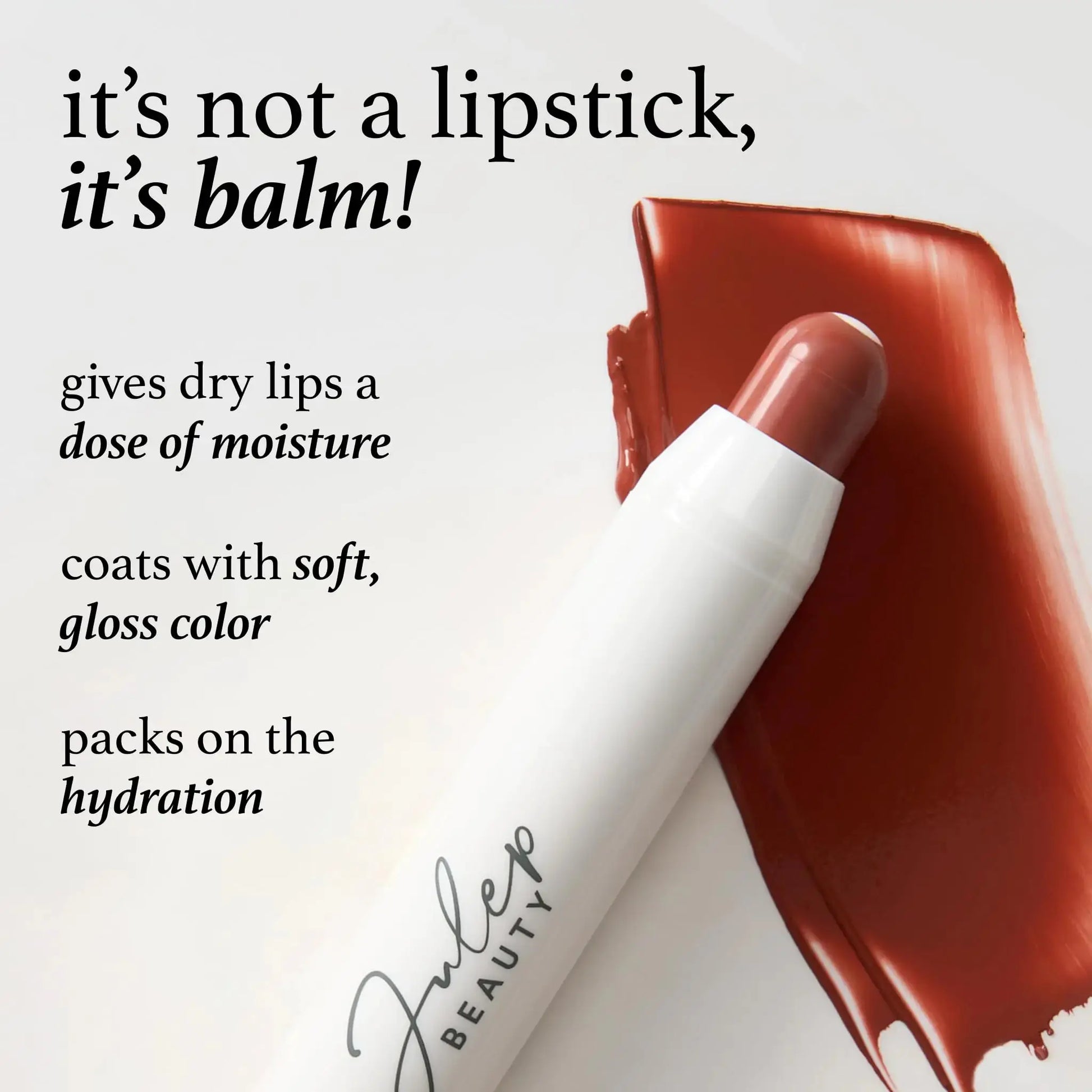 Julep It's Balm Tinted Lip Balm + Buildable Lip Color | Grape Jelly- Natural Gloss Finish & Hydrating Vitamin E Core