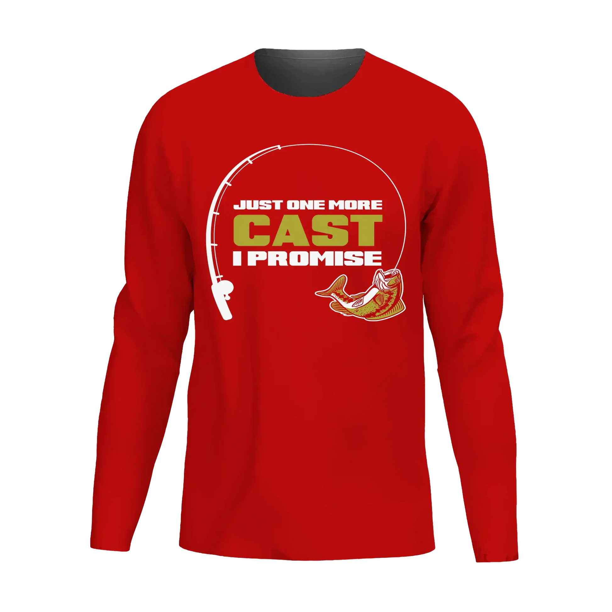 Just One More Cast Men Long Sleeve Shirt