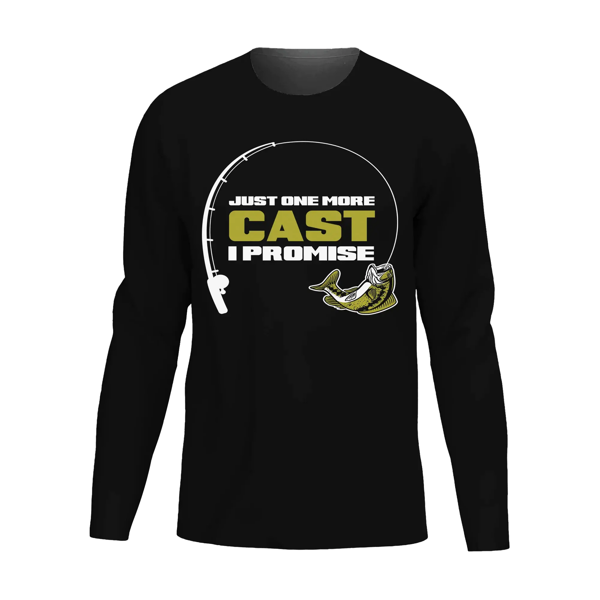 Just One More Cast Men Long Sleeve Shirt
