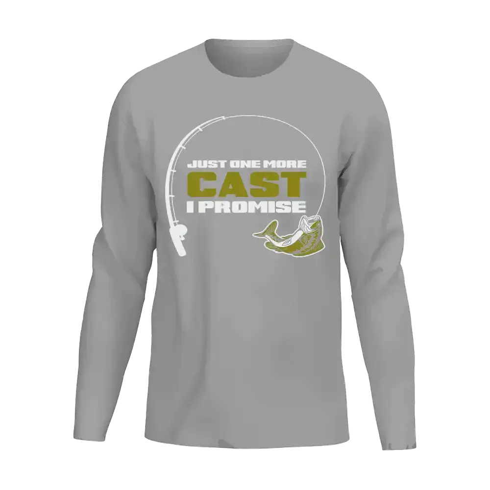 Just One More Cast Men Long Sleeve Shirt