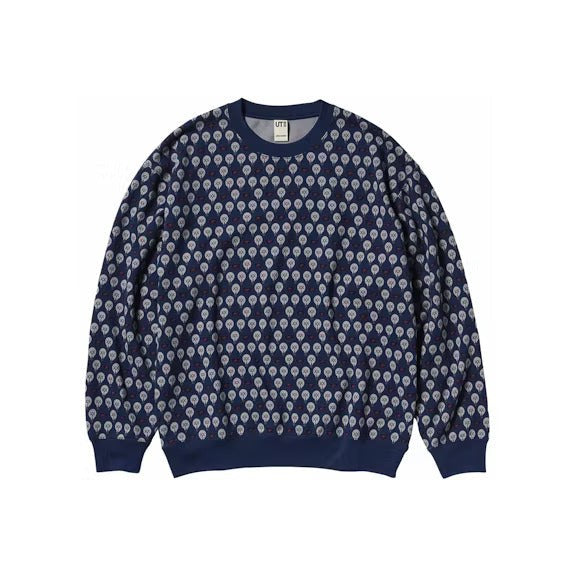 KAWS x Uniqlo Warhol Graphic 477201 Sweatshirt Navy