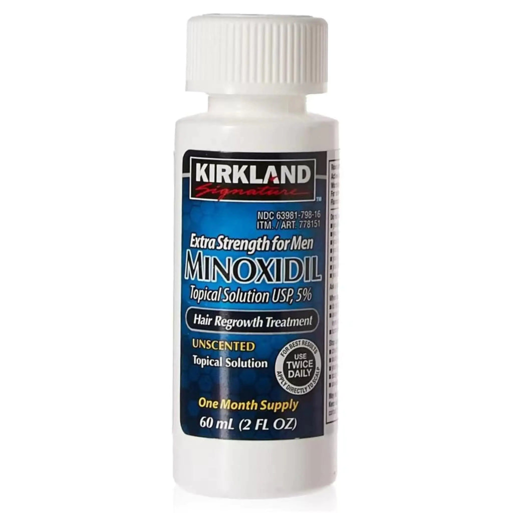KIRKLAND Signature Minoxidil for Men - 5% Extra Strength Hair Regrowth