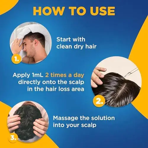 KIRKLAND Signature Minoxidil for Men - 5% Extra Strength Hair Regrowth