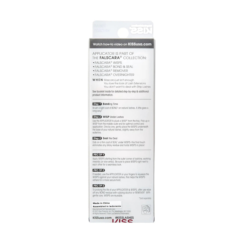 KISS Falscara Applicator, Precision Eyelash Clusters Placement - Lash Tool