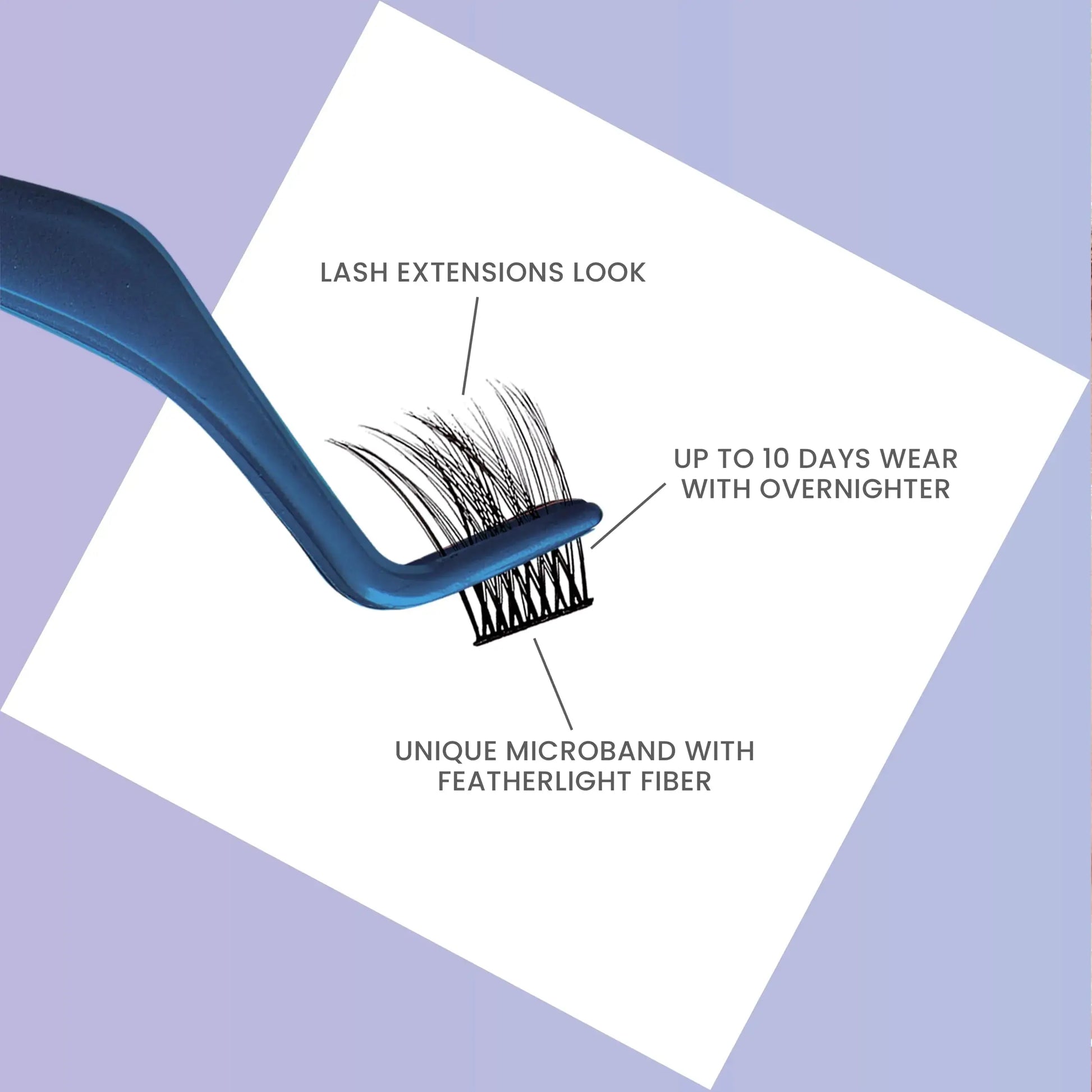 KISS Falscara Applicator, Precision Eyelash Clusters Placement - Lash Tool