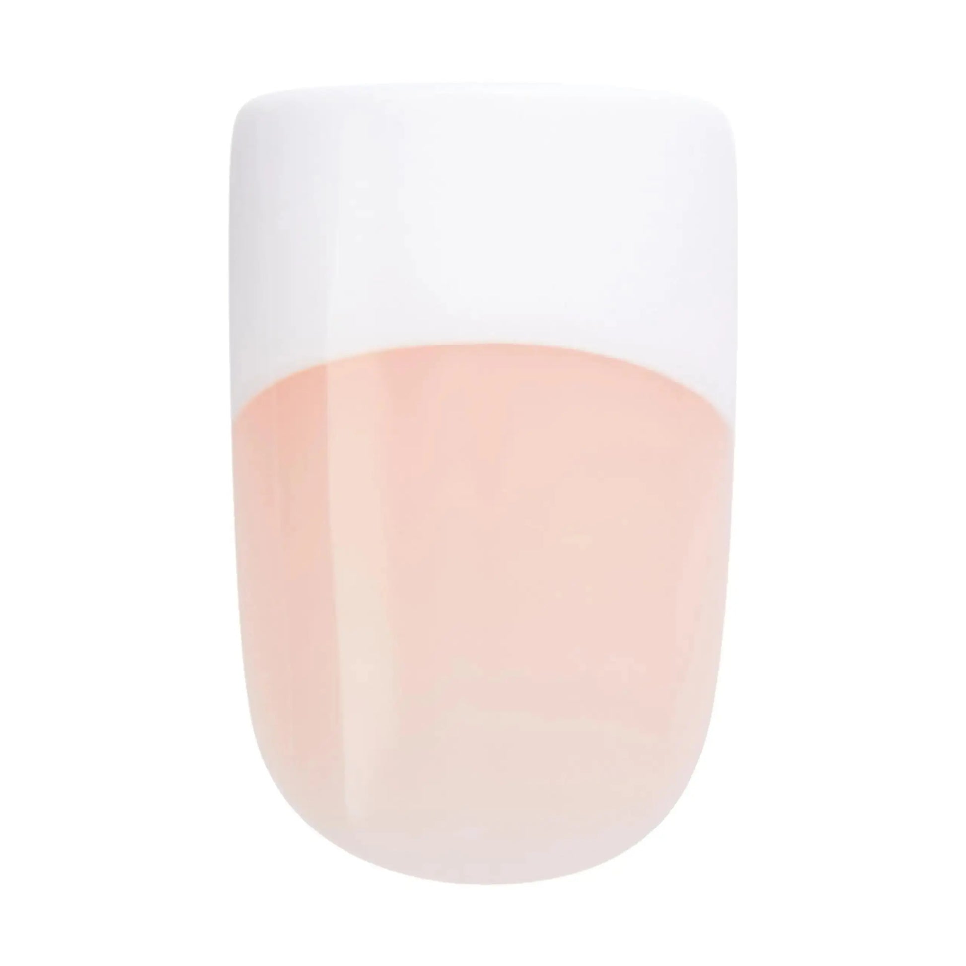 KISS Salon Acrylic Press-On Nails – Sugar Rush French, Medium Square