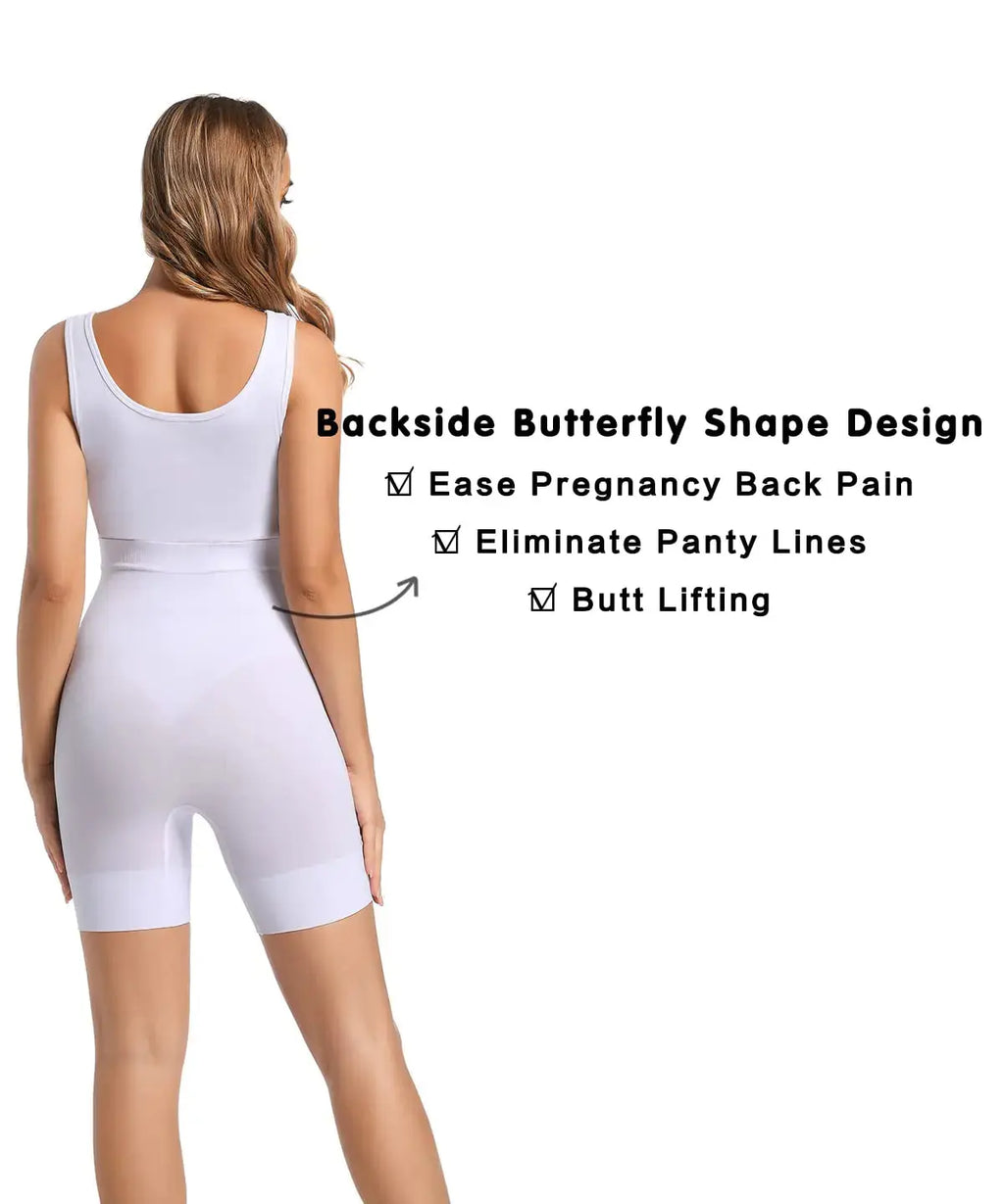 KUNINDOME Seamless Maternity Shapewear - Prevent Thigh Chaffing, Belly Support