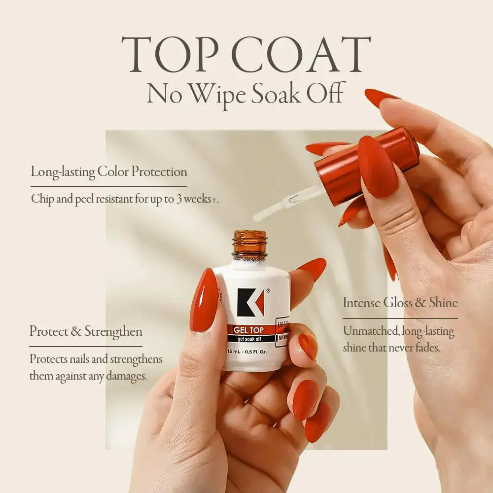 KUPA GelFinity Gel Topcoat Gloss Finish 8oz Clear 8 Fl Oz (Pack of 1)