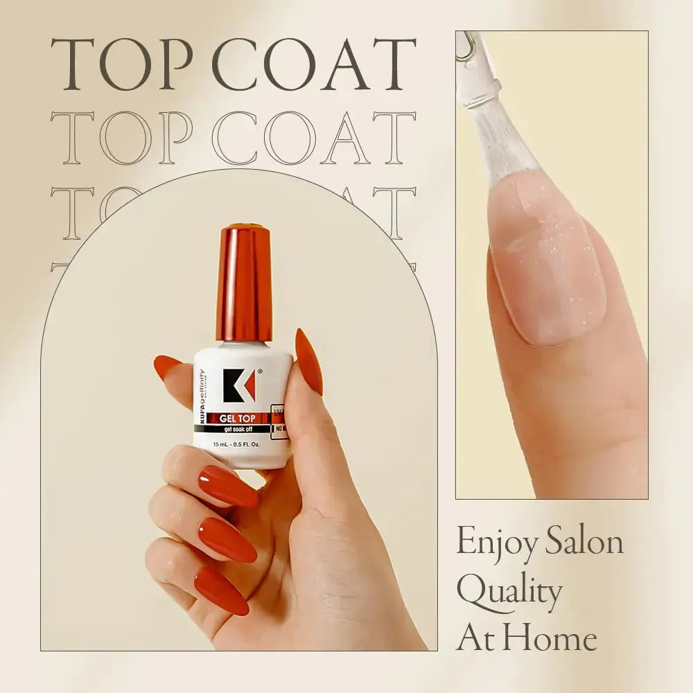 KUPA GelFinity Gel Topcoat Gloss Finish 8oz Clear 8 Fl Oz (Pack of 1)