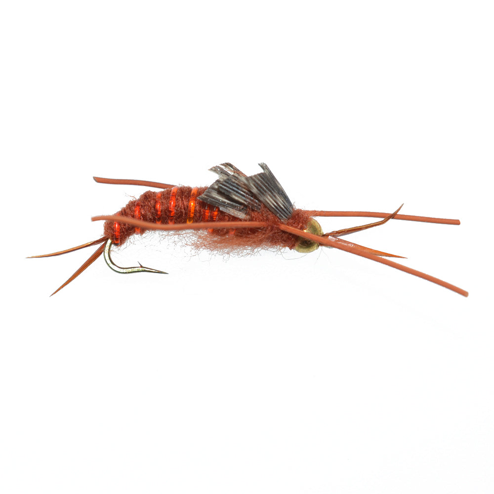 Basics Collection - Kaufmann's Stonefly Nymph Assortment - 10 Bead Head Rubber Legs Wet Flies - 5 Patterns - Hook Sizes 4, 6, 8, 10, and 12