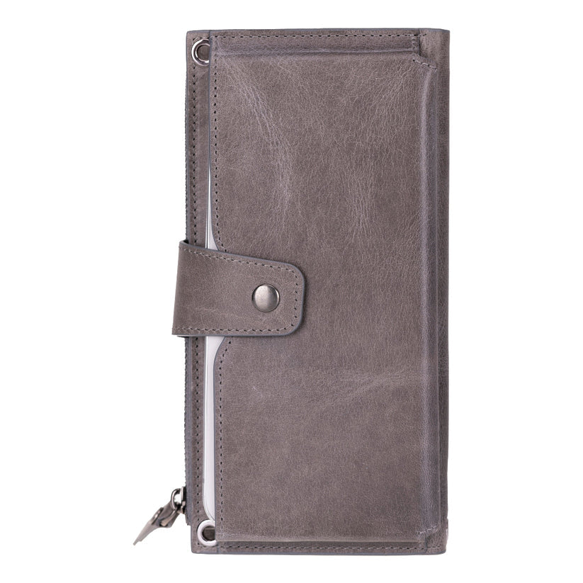Kaycee Leather Women's Cell Phone Wallet with Strap