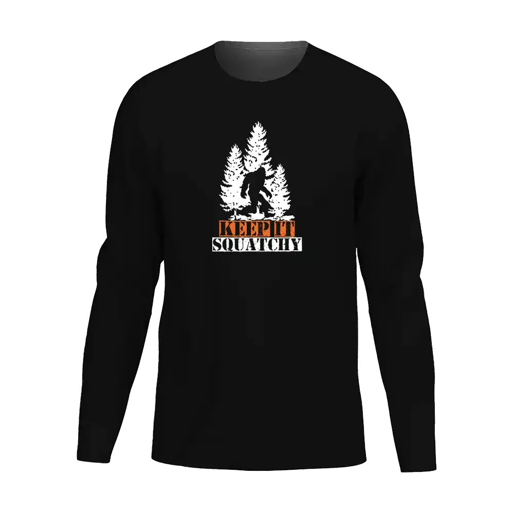 Keep It Squatchy Men Long Sleeve Shirt