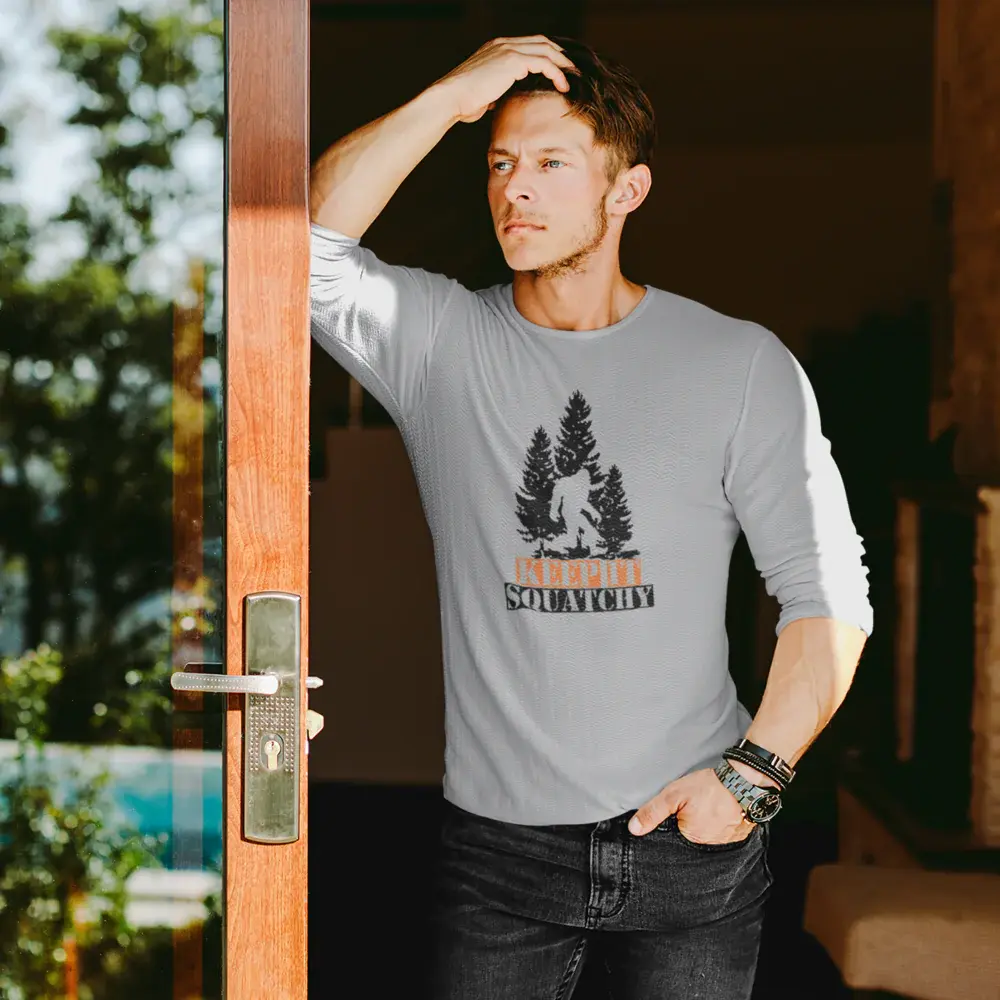 Keep It Squatchy Men Long Sleeve Shirt