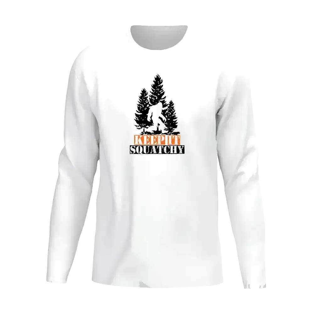 Keep It Squatchy Men Long Sleeve Shirt
