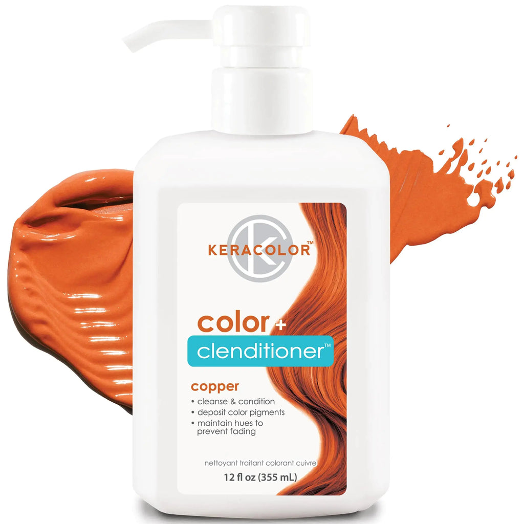 Keracolor Clenditioner Hair Dye - Semi Permanent Hair Color Depositing Conditioner (12 Fl Oz)