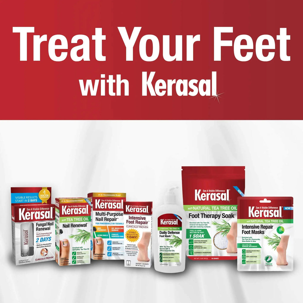 Kerasal Daily Defense Foot Wash Daily Cleanser for Feet, 12 Ounce 12 Fl Oz (Pack of 1)