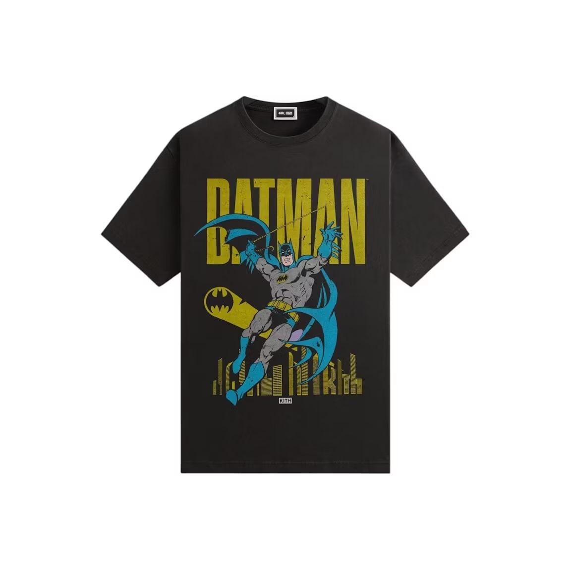 Kith x Batman Classic Vintage Tee Black