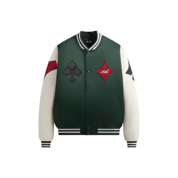 Kith x Batman Joker Satin Bomber Jacket Ivy Green