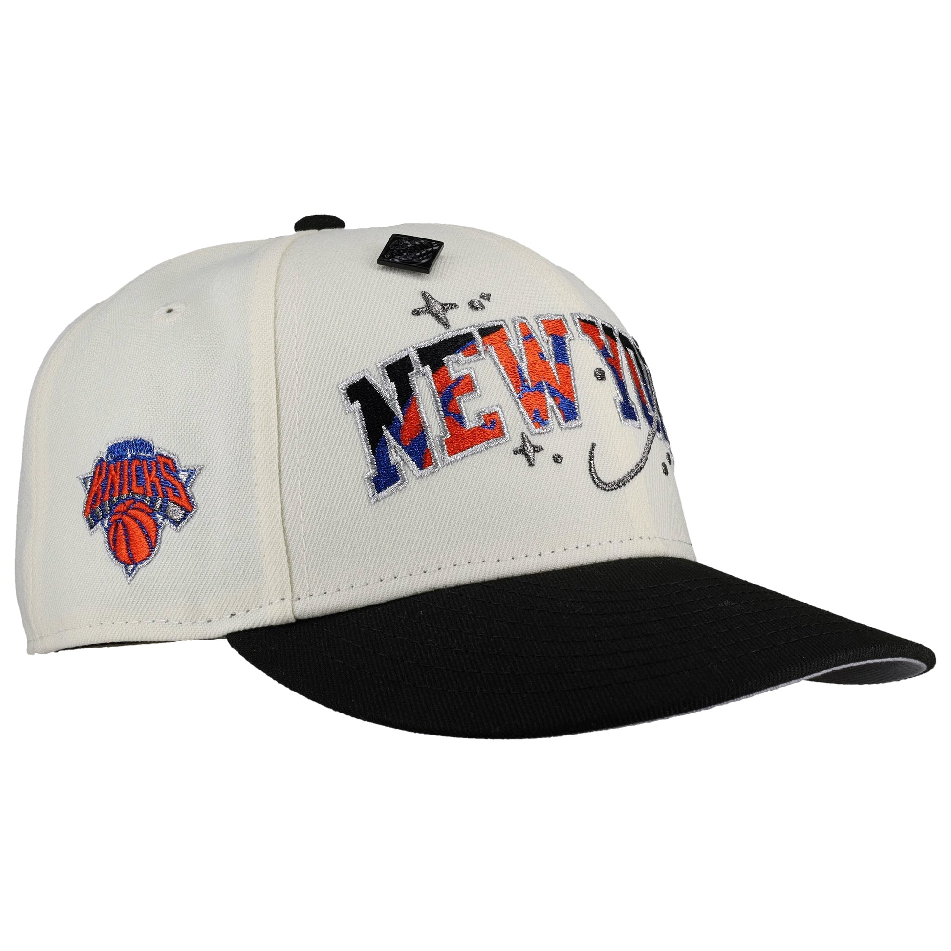 New York Knicks Celestial Chrome Metallic 59Fifty Fitted Hat