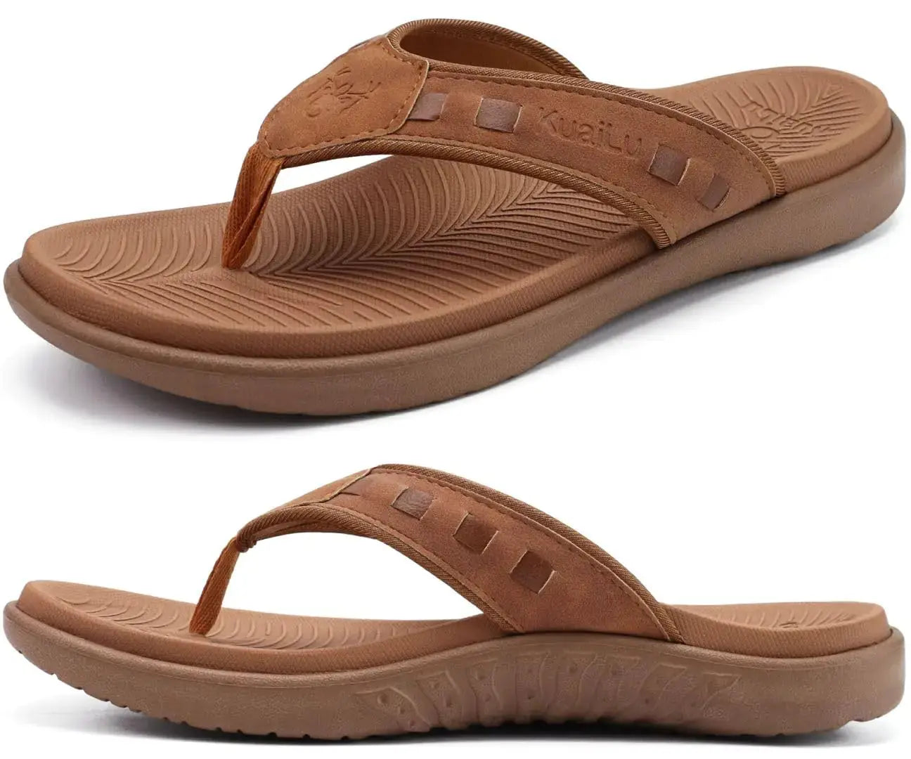 KuaiLu Men's Sport Flip Flops