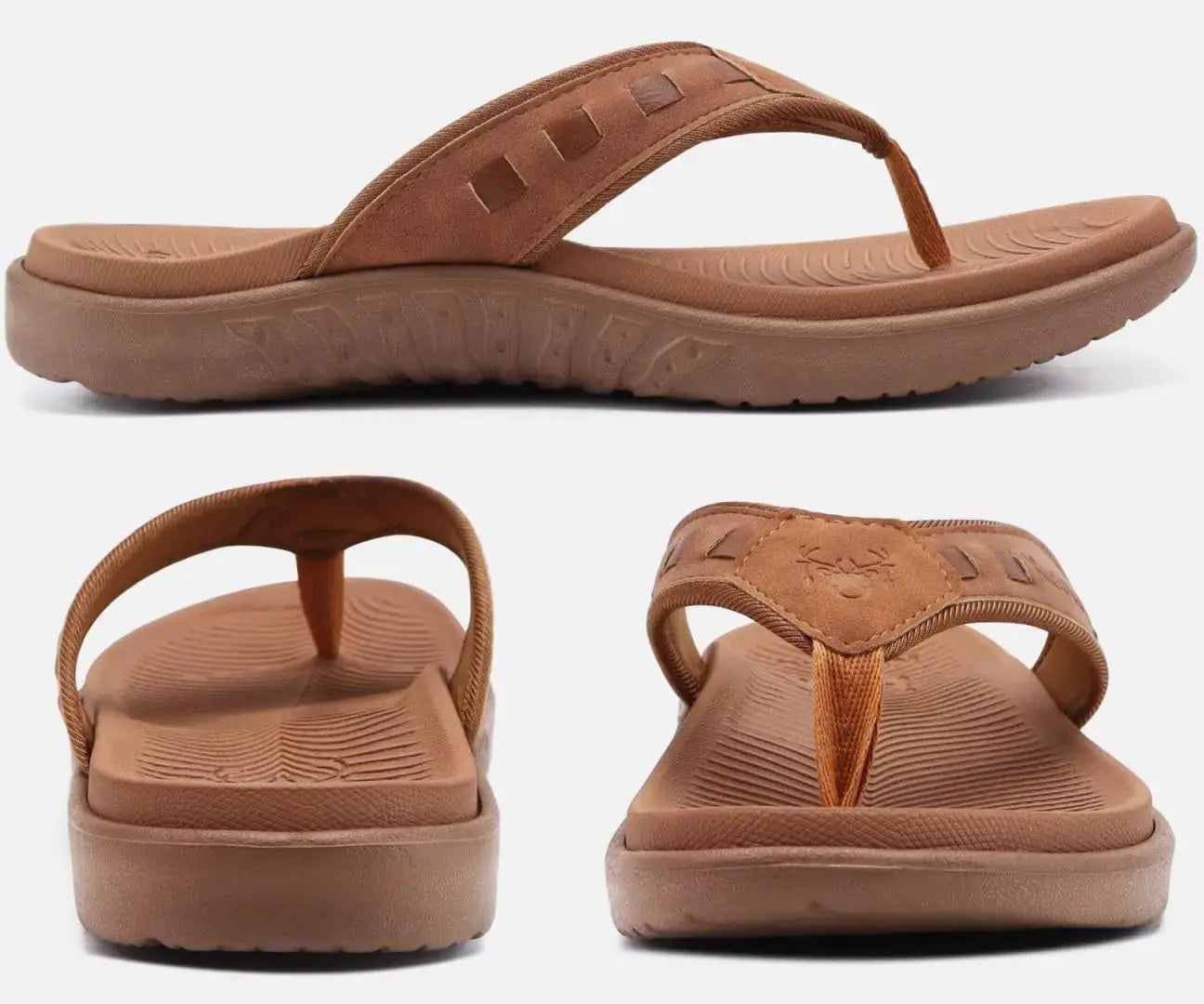 KuaiLu Men's Sport Flip Flops