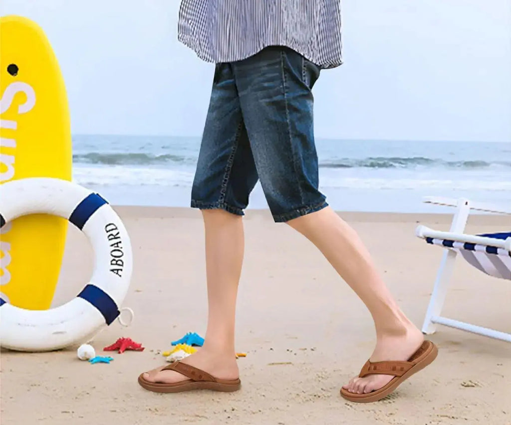 KuaiLu Men's Sport Flip Flops