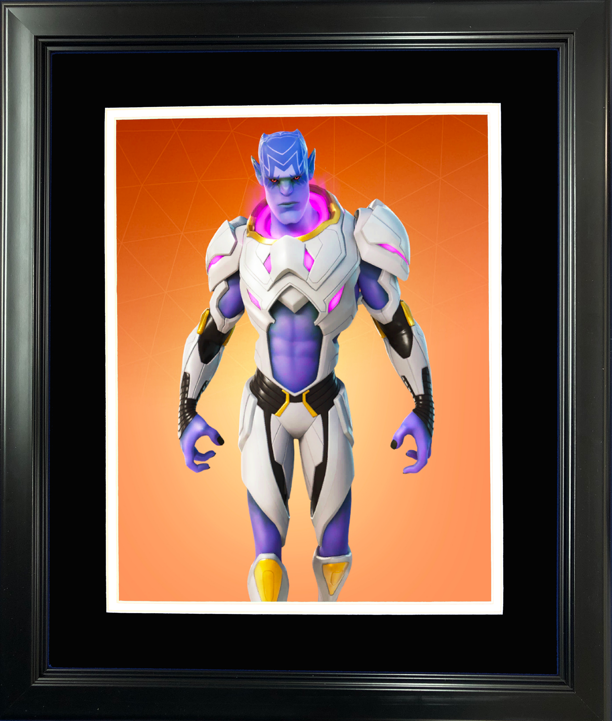 Framed Kymera Legendary Fortnite Skin 11"x14" Video Game Photo