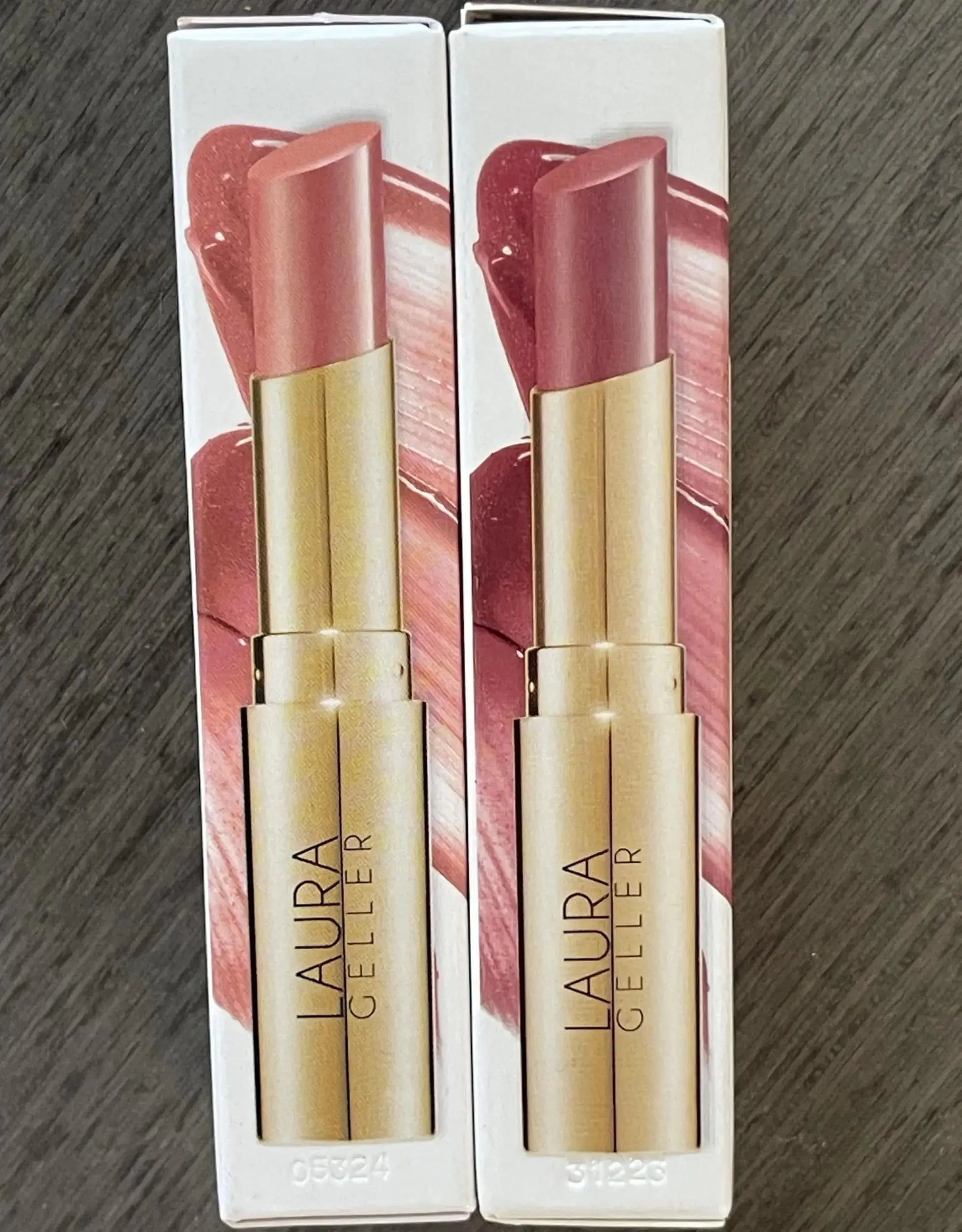 LAURA GELLER Jelly Balm Moisturizing Tinted Lipstick Duo | Hydrating Vitamin E - Semi-Shine Finish