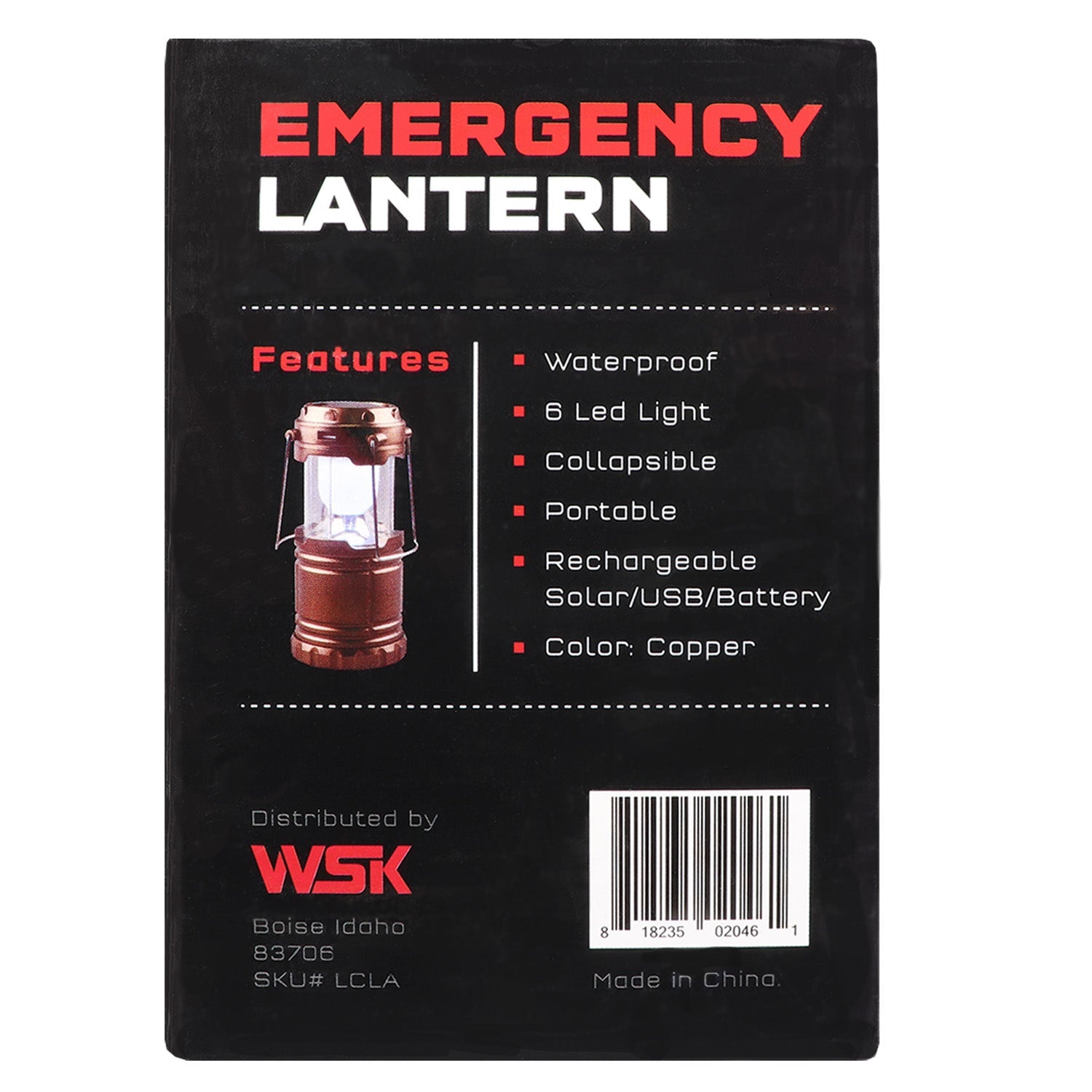 Collapsible Solar Lantern