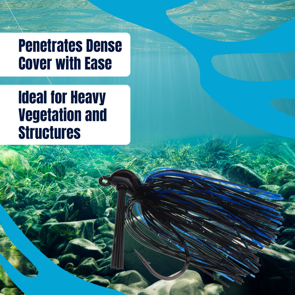 Reaction Tackle Lead Flipping Jigs- 3-PACK - New