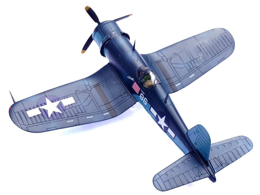 Vought F4U-1A Corsair Fighter Plane Marine "Lucybelle Maj. Gregory 'Pappy' Boyington VMF-214 Black Sheep Vella Lavella" (1943) United States Marines 1/72 Diecast Model Airplane by Legion