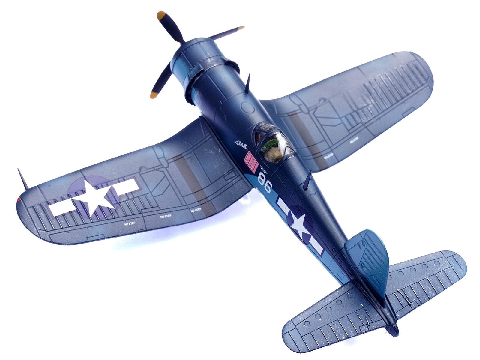 Vought F4U-1A Corsair Fighter Plane Marine "Lucybelle Maj. Gregory 'Pappy' Boyington VMF-214 Black Sheep Vella Lavella" (1943) United States Marines 1/72 Diecast Model Airplane by Legion